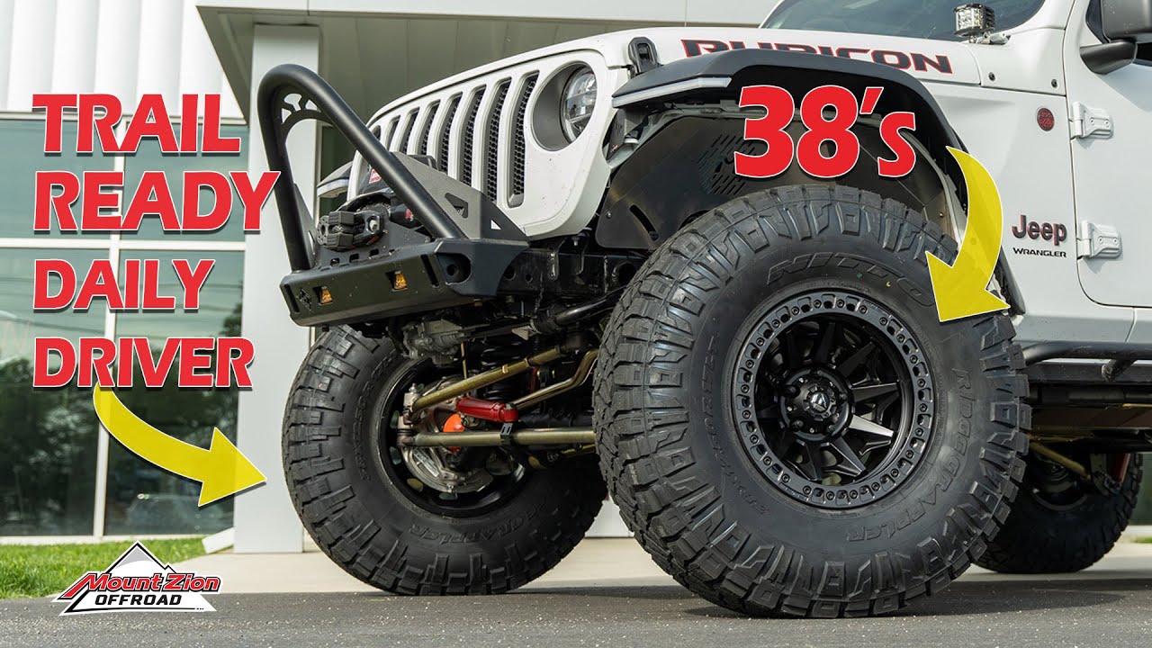 This JL Rubicon on 38 Inch Tires to Does It ALL! - YouTube