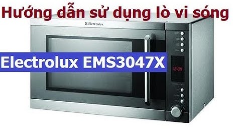 Hướng dẫn sử dụng lò vi sóng Electrolux EMM2022W