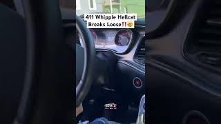 1st Gear Pull in a 411 Whipple Hellcat!