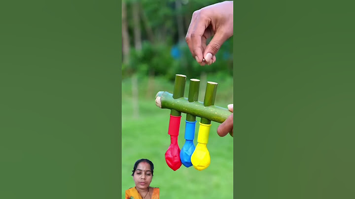 Diy Bamboo Creations with Three New Colour Balloon Slingshots #Diy #Bamboo #Bambooart