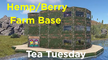 The Ultimate Medium Farm Base for Rust | Bunker, Bees, Vending, & More! (Solo/Duo/Trio) Surfer