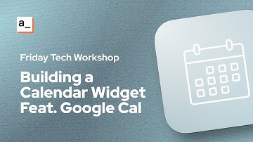 [FTW] Een kalenderwidget bouwen met FullCalendar.js en de Google Agenda API 🗓️