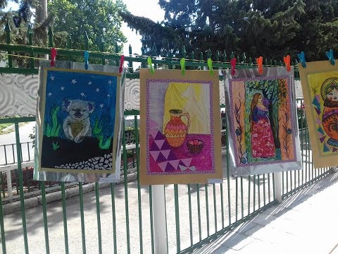 მოსწავლეთა  გამოფენა სკოლა ,,დავითიანში ''