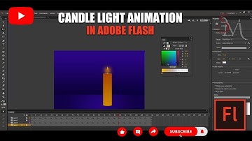 CANDLELIGHT ANIMATION IN ADOBE FLASH II ADOBE FLASH TUTORIAL II