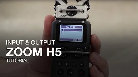 Zoom H5: Input and Output tutorial