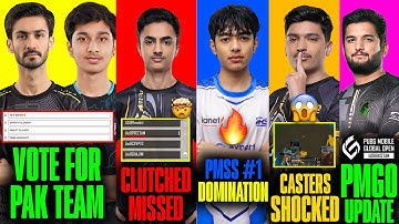 VOTE PAK TEAMS 😯 4T FALAK & IQ CRAZY MOMENTS 🥵 PMGO UPDATE 🤔 PMSS PLAYOFFS DRS #1 🔥 UZM WIPE 2 TEAMS