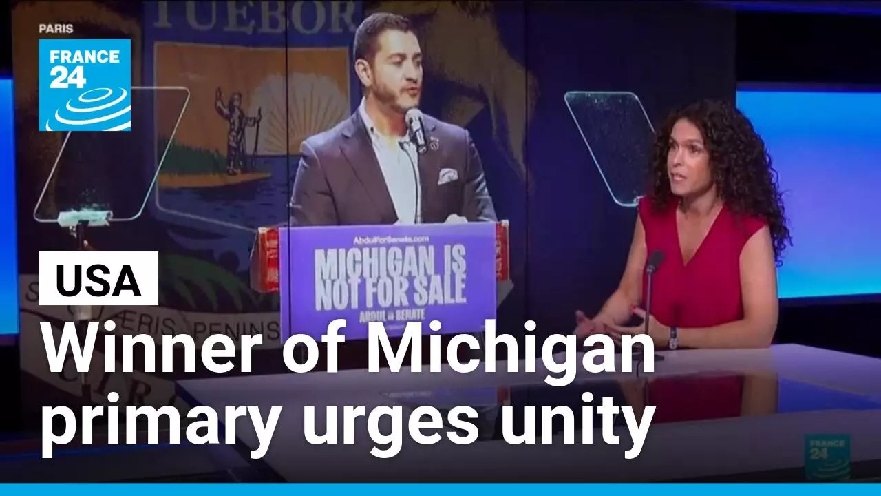Leftist Democrat urges unity after defeating establishment candidate in Michigan primary
