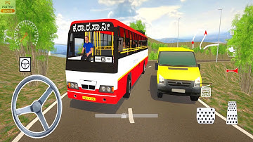 KSRTC Bus Driving Games | Bharat Bus Simulator 3D Game Android Gameplay | Indian Bus Simulator