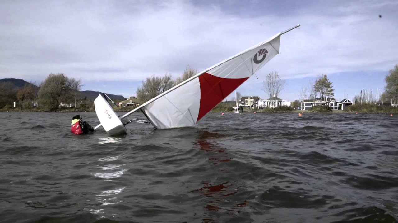 Capsizing and Recovery - Outsider sailboat - YouTube