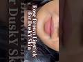 Best Nude Shade for Dusky Skin Tone| Faces Canada Comfy Matte Lipstick | Shade 07 Cocoa Crush