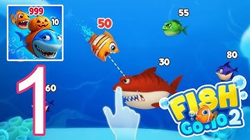 Fish Go.io 2 – Gameplay Walkthrough Part 1 - Fish (iOS, Android)