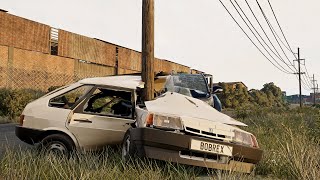 Аварии на реальных событиях в BeamNG.Drive #4