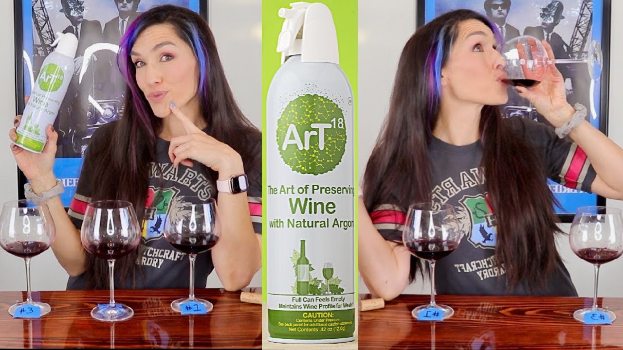 "ArT Wine Preserver" with Natural Argon Test and Review YouTube