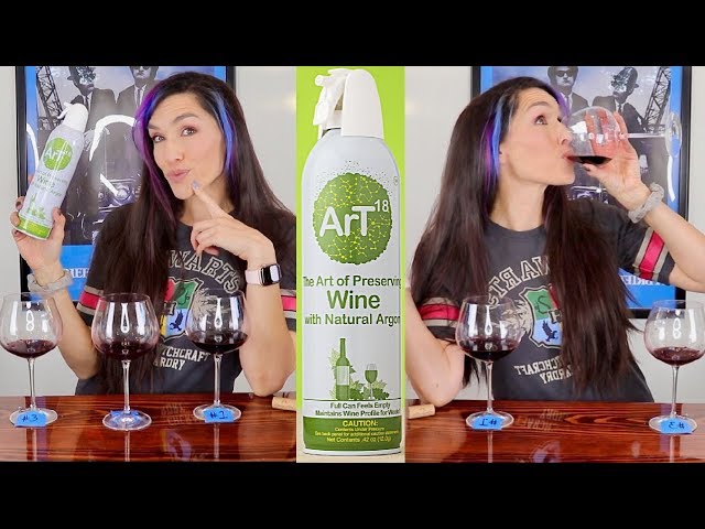 ArT Wine Preserver, Profitez de votre vin – Plus longtemps, Économiseur  de vin Argon (lot de 4)