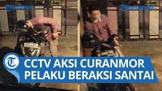 Aksi Curanmor di Malang Terekam CCTV, Pelaku Beraksi Santai