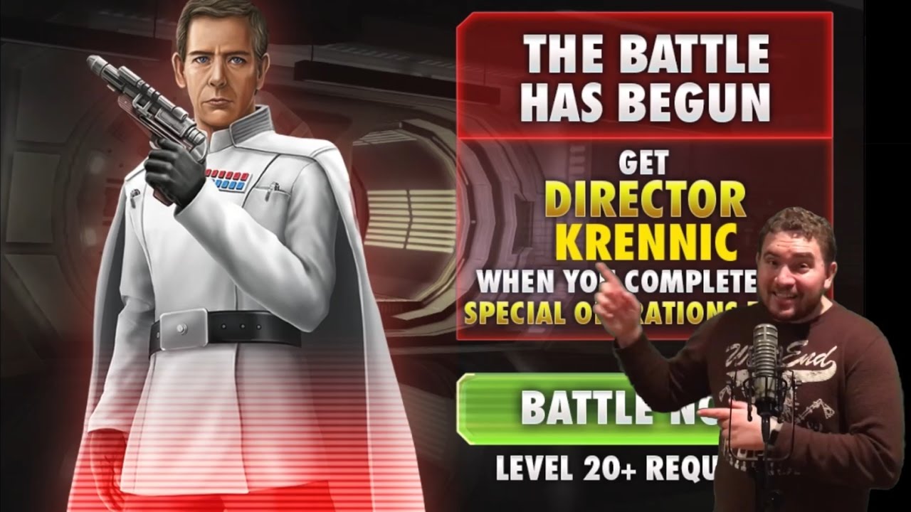 death trooper mods Star Wars Galaxy of Heroes: Director Krennic Event #1 w/ Full Empire Team!