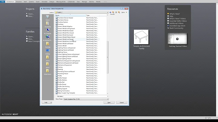Revit 2019 - Components - Episode 2 - Family Templ...