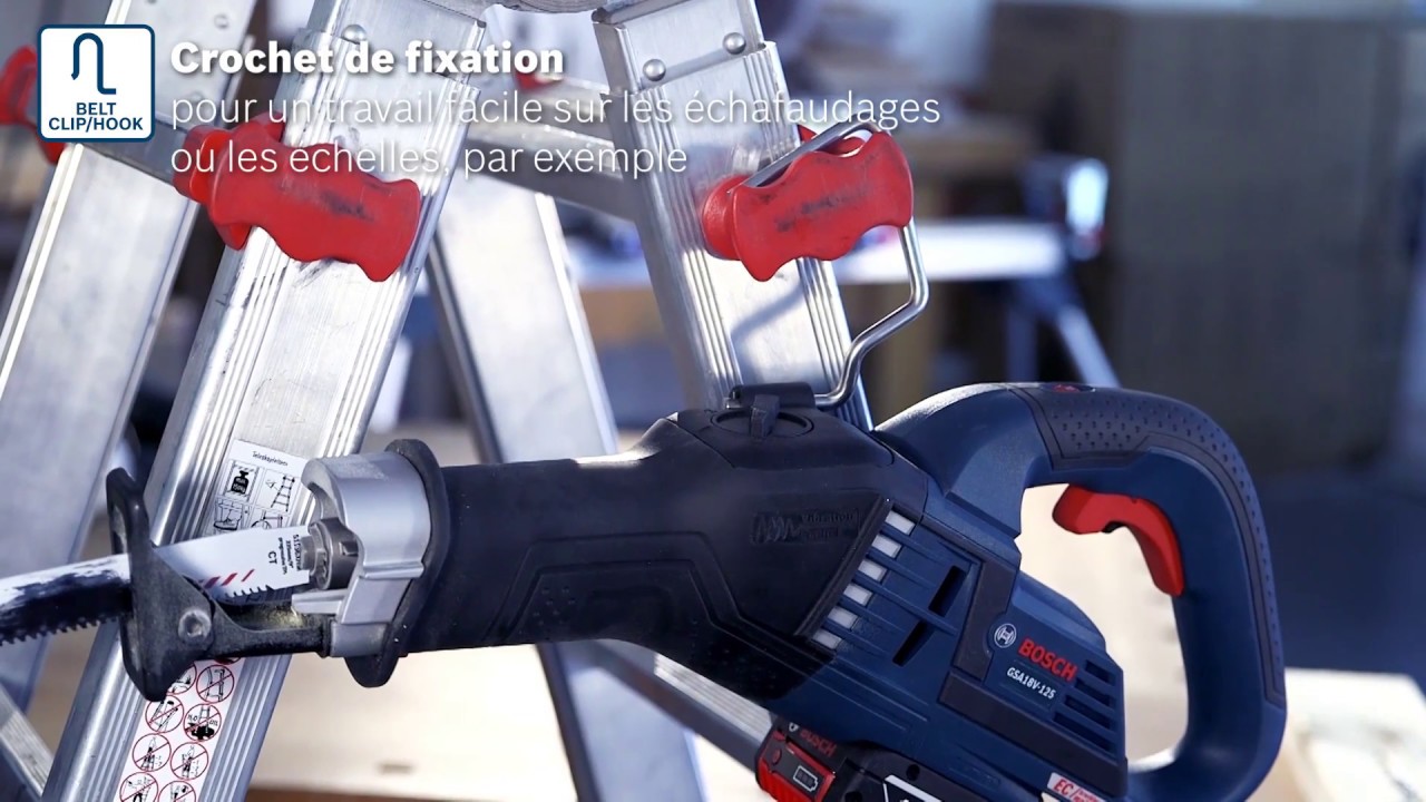 Scie Sabre Sans Fil Gsa 18v 32 De Bosch Professional Youtube