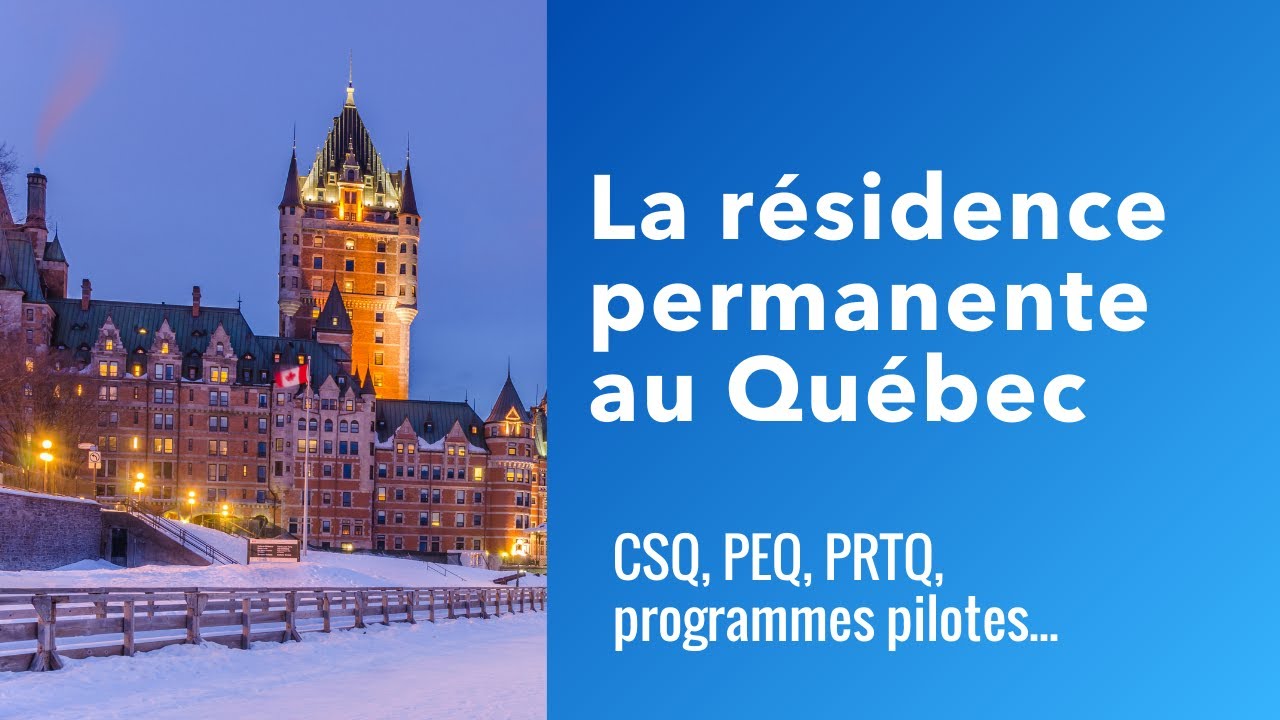 Residence Permanente Le Programme De L Experience Quebecoise