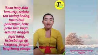 Pupuh Semarandana Cilinaya (Geguritan Pesesed)