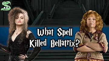 Who killed Bellatrix Lestrange in the book?