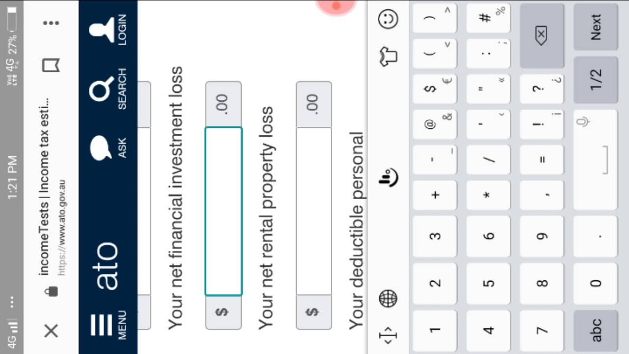 Australia Tax Return Calculator