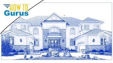 How You Can Make an Architecture Blue Line Drawing Effect in Photoshop Elements