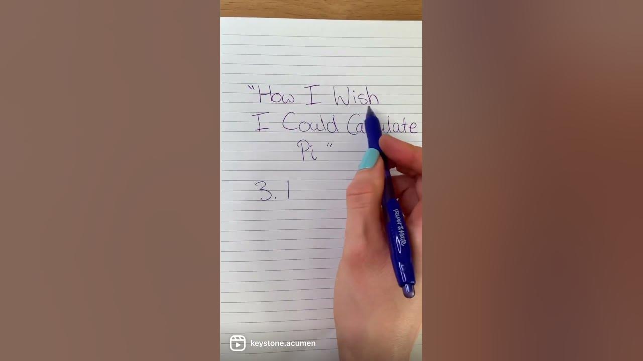 The first 6 digits of pi youtube