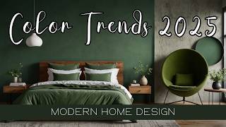 The Top Paint Color Trends 2025 for Modern Interiors: Earthy Tones & Bold Statements