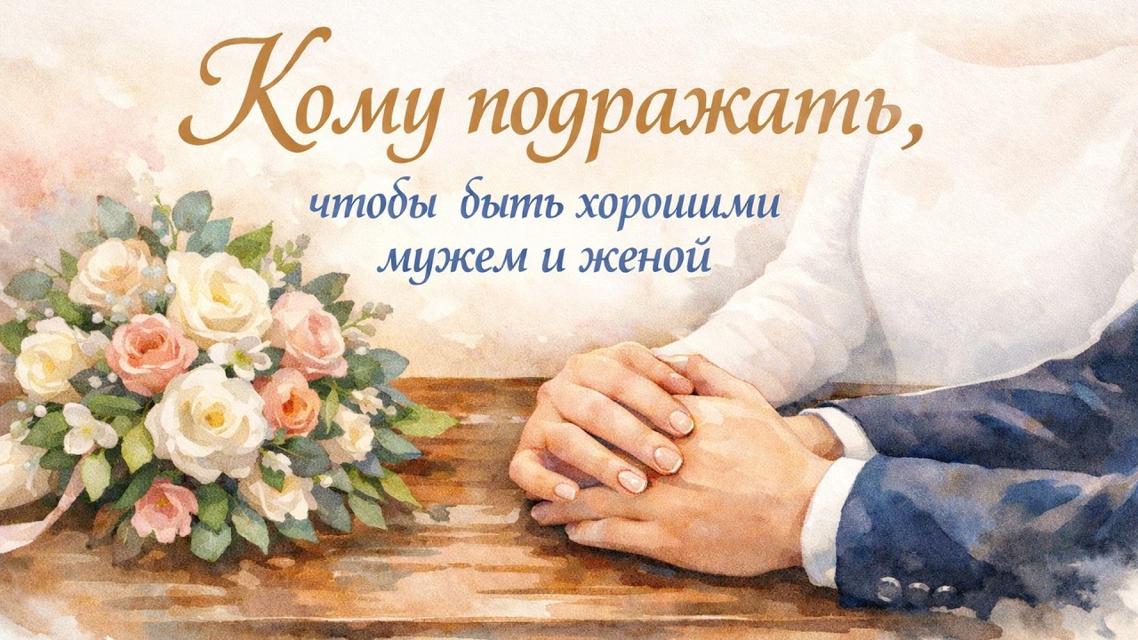 Пс.44. Кому подражать, чтобы быть хорошими мужем и женой // Проповедь на бракосочетание