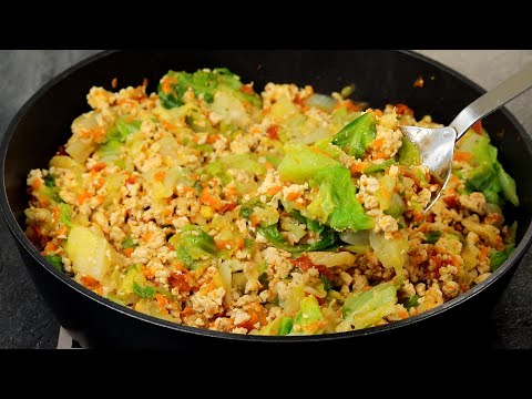 Вкуснее Голубцов! Беру КАПУСТУ и ФАРШ и готовлю к Ужину эту Вкуснятину. Намного Быстрее и Проще!