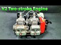 Build a 2 cylinder inline twostroke engine