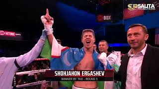 SHOHJAHON ERGASHEV VS SONNY FREDRICKSON FULL FIGHT