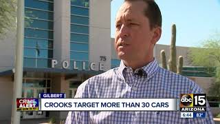 Another string of car break-ins in a Gilbert neighborhood