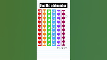 Find the odd number #find #odd #number #challenge #shortvideo #viralvideo
