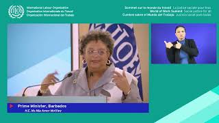 Barbados Prime Minister Mia Amor Mottley Address to World of Work Summit 2023 | ILO