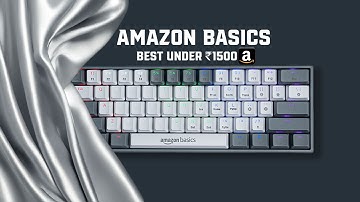 Is Amazon Basics Pro Series the BEST Keyboard for You Under 1500?