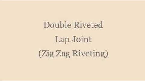How to draw Double Riveted Lap Joint Zig Zag Riveting using Solid Edge Software