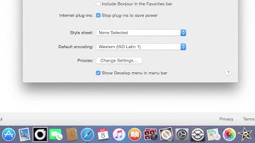 How to enable inspect element on safari ( Mac OS X )
