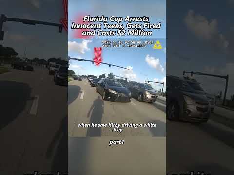 Florida Police Officer Arrests Innocent Teenager, Is Fired and Loses $2 Million