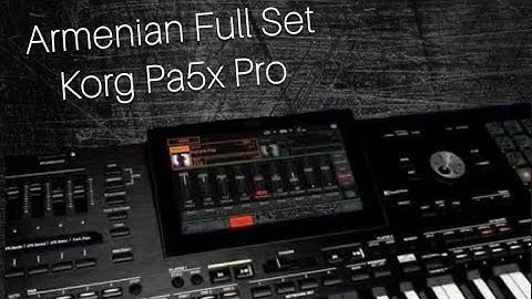 Armenian Korg Pa5x Pro/Oriental Set 