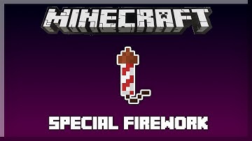 SPECIAL FIREWORK in only one command! [Minecraft 1.8]