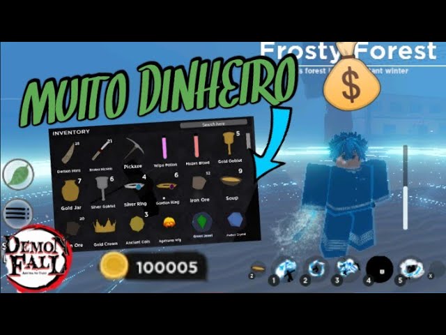 Roblox - Como ganhar dinheiro rápido no Demonfall - Critical Hits