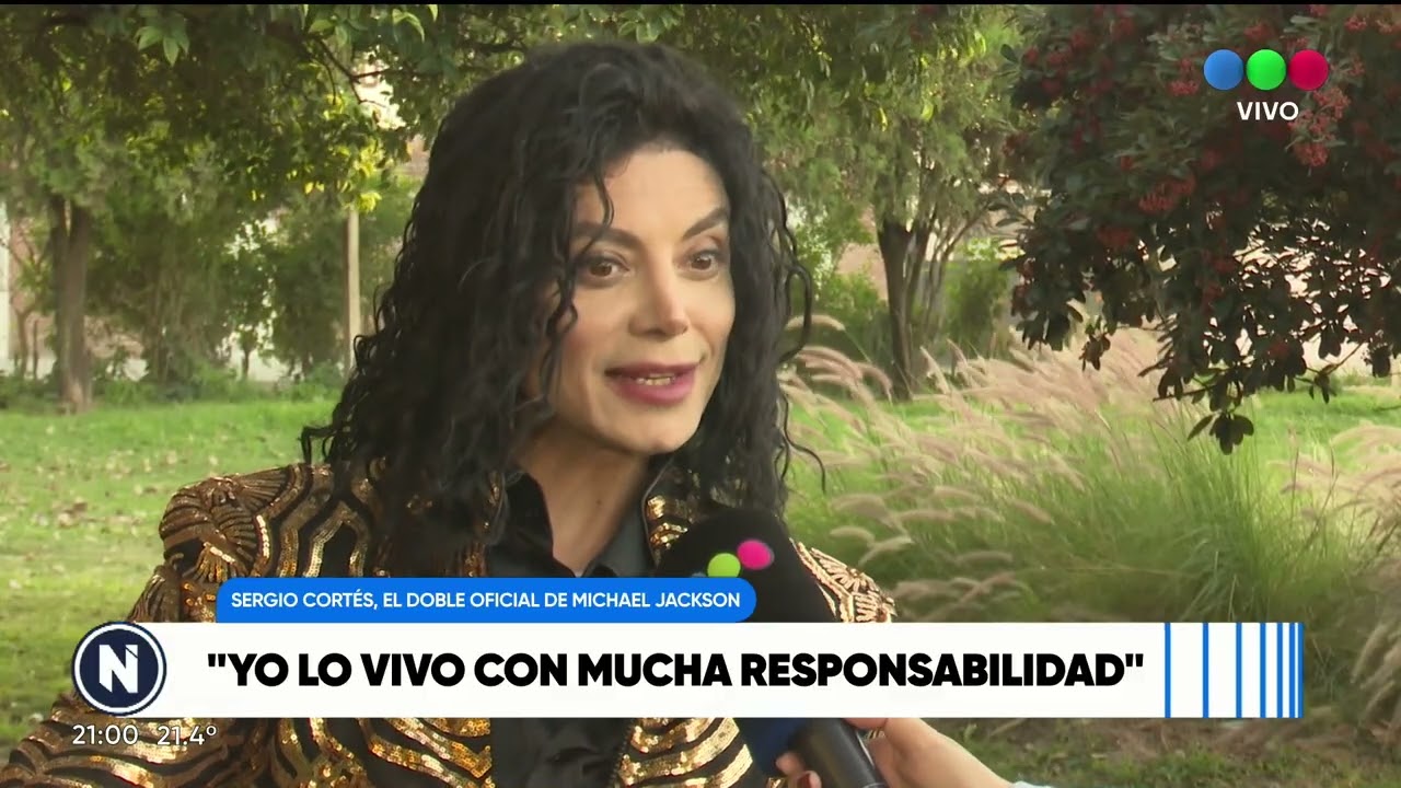 SERGIO CORTÉS, EL DOBLE OFICIAL DE MICAHEL JACKSON: 