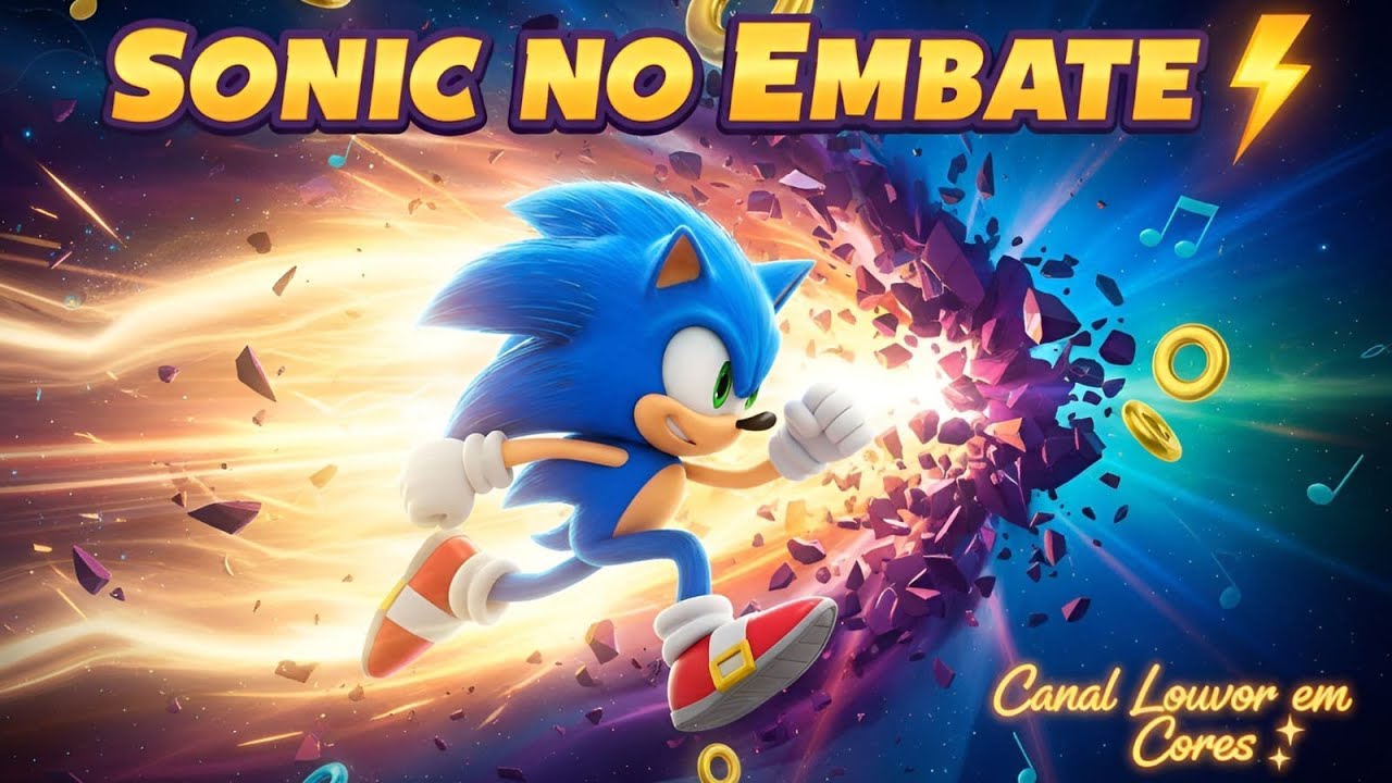 🌟 Sonic 3 e Jesus ⚡musica infantil gospel |canções cristãs/Música Infantil Cristã em 3D/ louvor kids