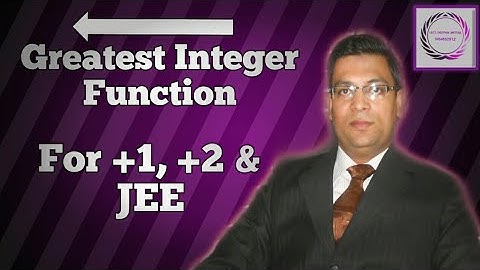 Greatest Integer Function and its limits | For +1, +2 and JEE