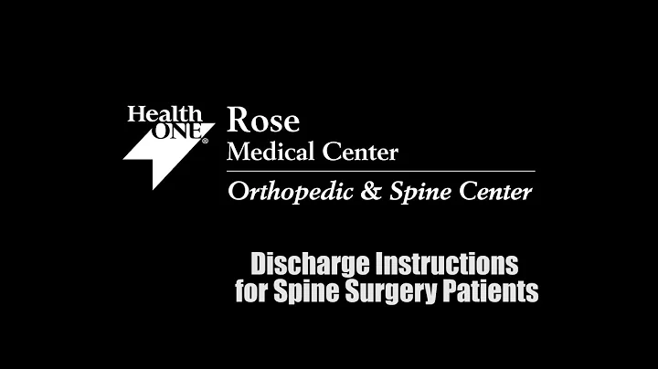 Dr. Timothy Birney, Discharge Instructions for Spi...