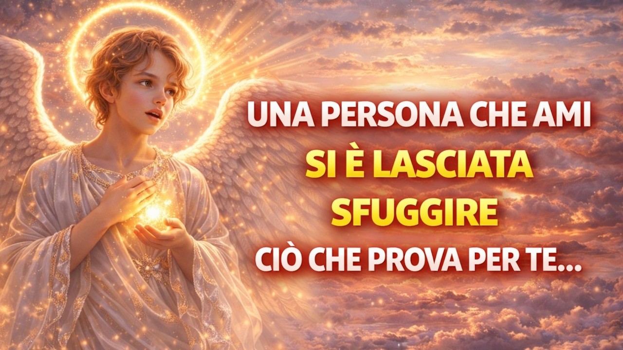 UNA PERSONA CHE AMI SI È LASCIATA SFUGGIRE CIÒ CHE PROVA PER TE…