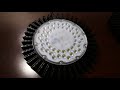 Led world  prsentation lampe industrielle ufo type driverless  sans transformateur 