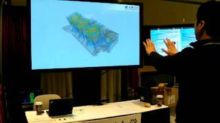 User interface for visualization result by using Microsoft Kinect @ SC11